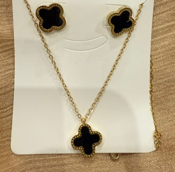 BLACK ENAMEL SET