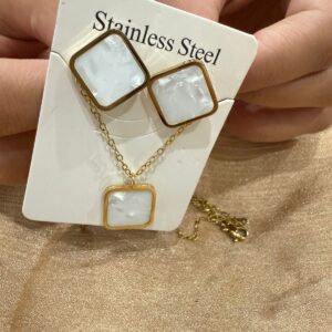 WHITE MARBLE SET